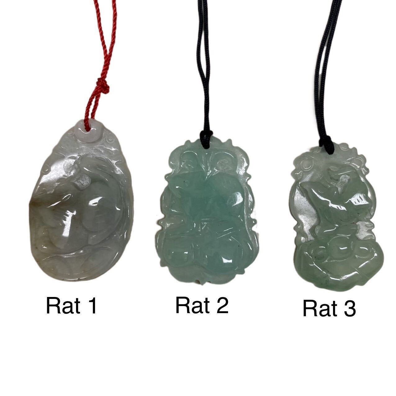 New Handcrafted Chinese 12 Zodiac Animals Jade Pendant Necklace