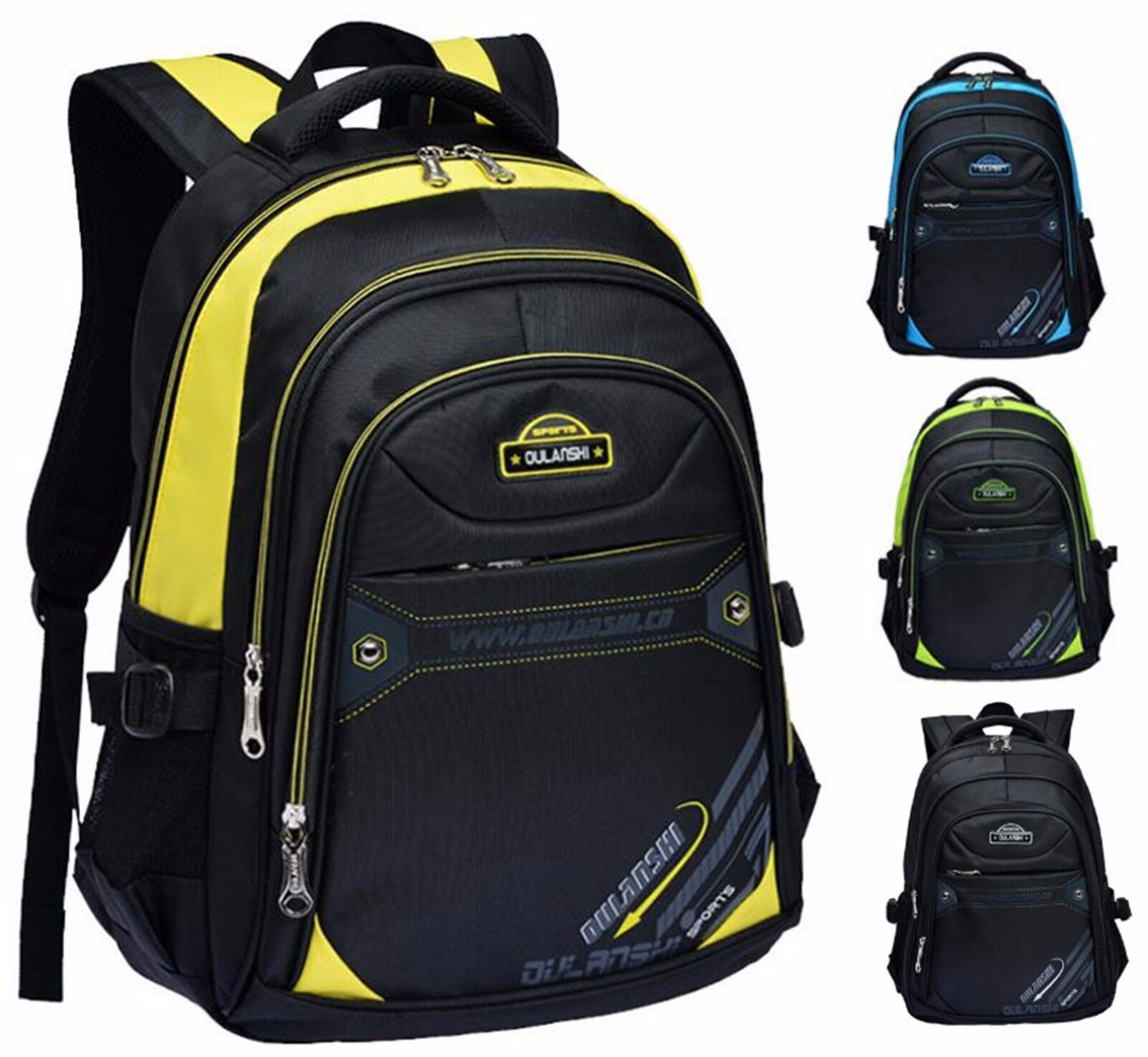 New Good Quality Thick Canvas Students Backpack Rucksack School Bag scbag434445