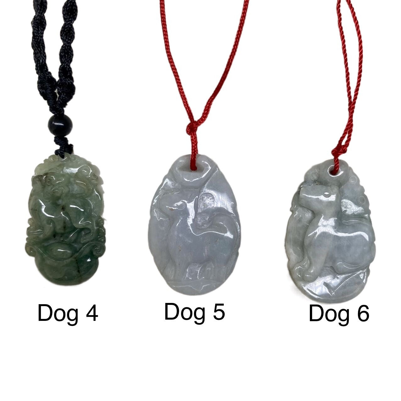 New Handcrafted Chinese 12 Zodiac Animals Jade Pendant Necklace
