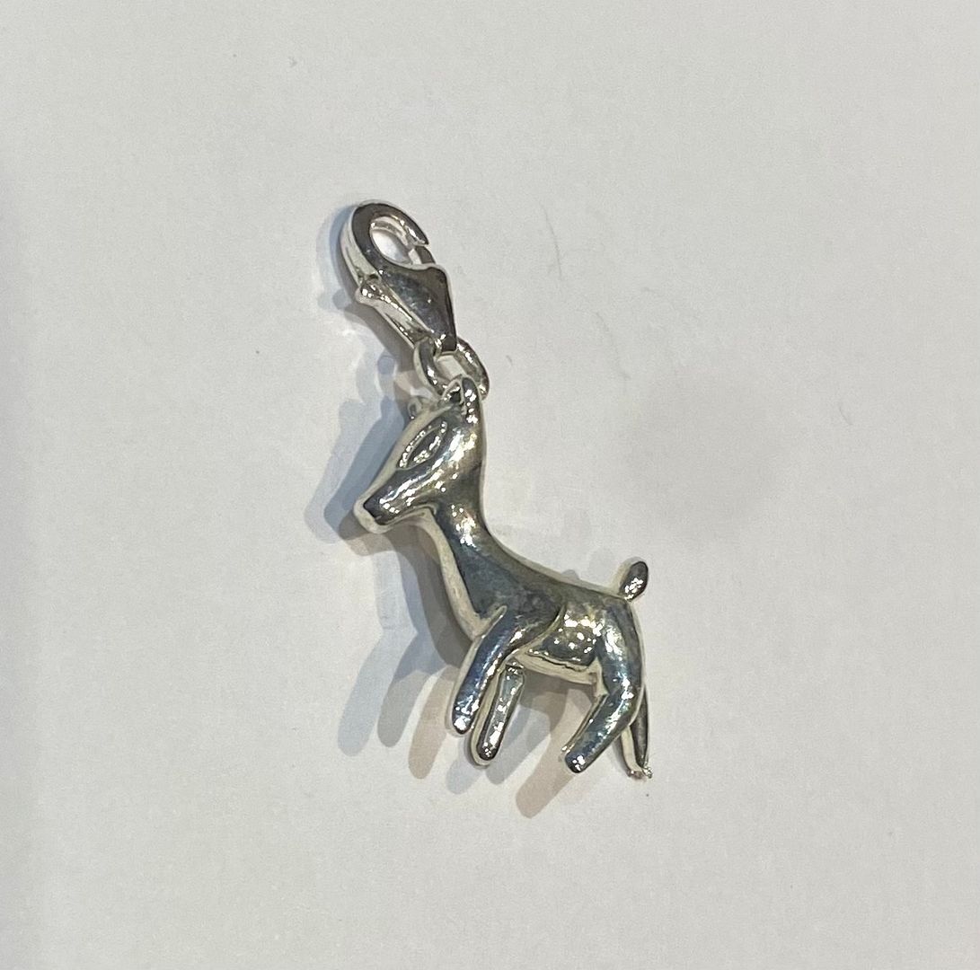 New Ladies Womens Sterling Silver Charms and Bracelet