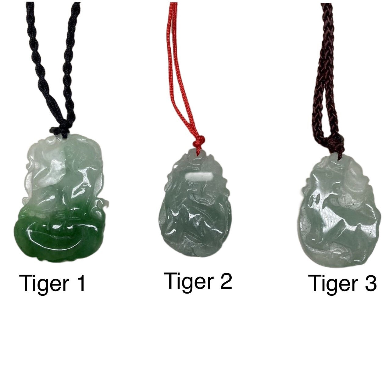 New Handcrafted Chinese 12 Zodiac Animals Jade Pendant Necklace