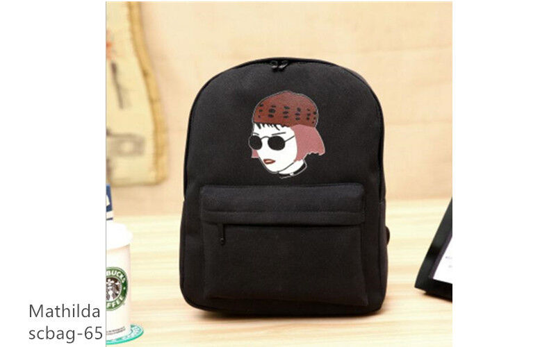 Killers - Léon The Professional Inspired Black Canvas Backpack Bag scbag6465