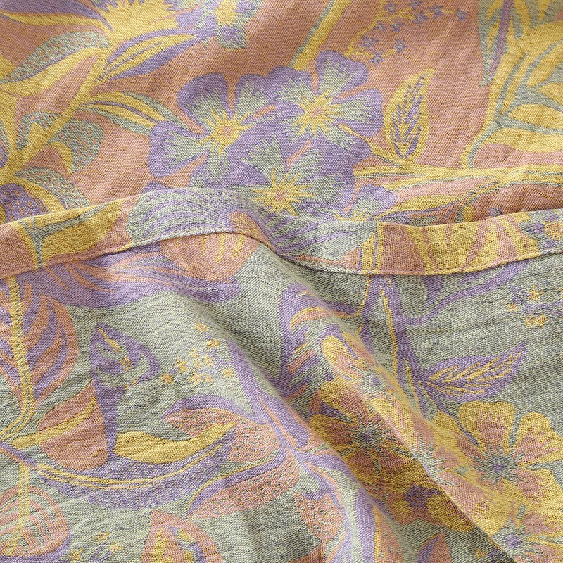 New Ladies Kimono-Style Cotton Dressing Gown – Floral Print Loungewear Robe