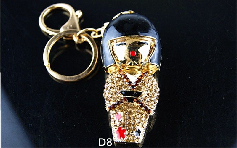 New Cute Adorable Ladies Womens Girls Diamontic Beautiful Girl Keyring Bag Charm