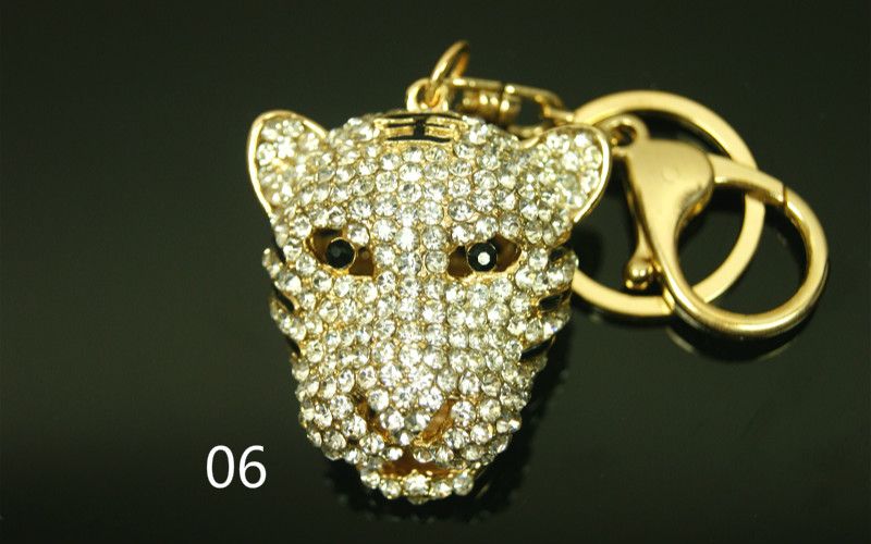 Super Cute Adorable Ladies Womens Girls Diamontic Baby Tiger Keyring Bag Charm